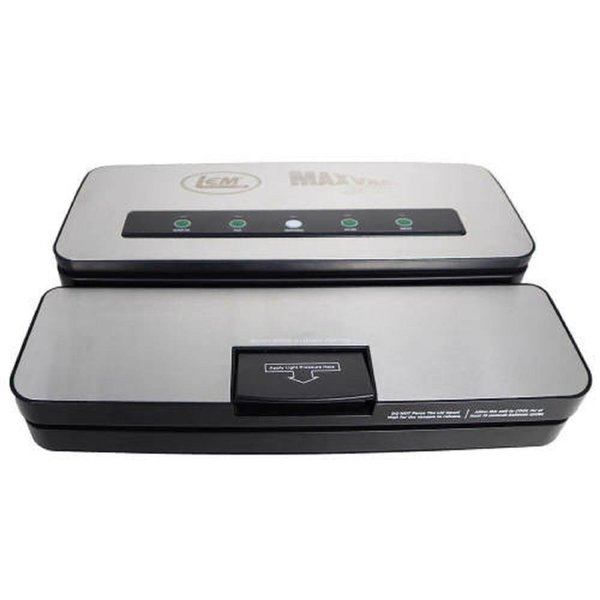 Lem Products LEM MaxVac 250 Black/Silver Vacuum Food Sealer 1393